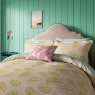 Land & Shore Melody Duvet Cover Set Super King Pink & Blue Lifestyle Close Up