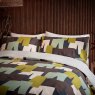 Mika Reversible Double Duvet Cover Set Multicoloured Lifestyle Close Up