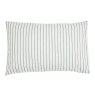 Ticking Stripe Duvet Cover Set Double Blue & Teal Pillow Whiteout