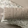 Rana Reversible Super King Duvet Cover Set Warm Grey Lifestyle Pillows