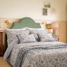 Provence Floral Reversible Double Duvet Cover Set Cream Lifestyle Close Up