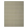 Block Check Throw 140 x 180cm Green Opened Out