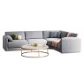 Chios Modular 4+ Seater Corner Sofa LHF/RHF Fabric Grey