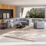 Chios Modular 4+ Seater Corner Sofa LHF/RHF Fabric Grey Lifestyle