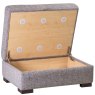 Oceanus Large Storage Footstool Fabric A