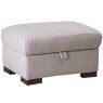 Oceanus Small Storage Footstool Fabric A