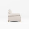 Hazel Armchair Fabric Ansell Bamboo With Country Oak Leg Side View
