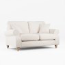 Hazel 2 Seater Sofa Fabric Ansell Bamboo With Country Oak Leg