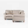 Hazel 4 Seater Corner Sofa Fabric Ansell Bamboo With Country Oak Leg Alternative View