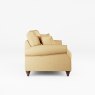 Hazel 4 Seater Sofa Fabric Oslo Ochre With Burnished Beech Leg Side View