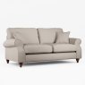 Hazel 3 Seater Sofa Fabric Oslo Mole With Burnished Beech Leg
