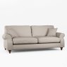 Hazel 4 Seater Sofa Fabric Oslo Mole With Burnished Beech Leg