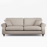Hazel 4 Seater Sofa Fabric Oslo Mole With Burnished Beech Leg