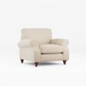 Hazel Armchair Fabric Minco Natural With Burnished Beech Leg