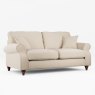Hazel 3 Seater Sofa Fabric Minco Natural With Burnished Beech Leg