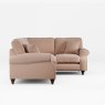 Hazel 4 Seater Corner Sofa Fabric Ansell Rusty Rose With Burnished Beech Leg Alternative View
