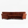Alpine 4 Seater Corner Sofa Fabric Mikah Maple With Country Oak Leg