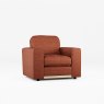 Tyrol Armchair Fabric Mikah Maple With Country Oak Leg