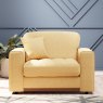 Tyrol Snuggler Fabric Oslo Ochre With Burnished Beech Leg Lifestyle