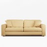 Tyrol 4 Seater Sofa Fabric Oslo Ochre With Burnished Beech Leg Front View