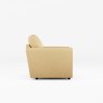 Tyrol Armchair Fabric Oslo Ochre With Burnished Beech Leg Side View