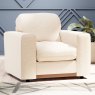 Tyrol Armchair Fabric Mikah Whicker With Burnished Beech Leg Lifestyle