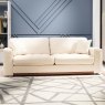 Tyrol 4 Seater Sofa Fabric Mikah Whicker With Burnished Beech Leg Lifestyle