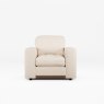 Tyrol Armchair Fabric Mikah Whicker With Burnished Beech Leg Front View