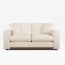 Tyrol 2 Seater Sofa Fabric Mikah Whicker With Burnished Beech Leg Front View