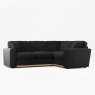 Tyrol 4 Seater Corner Sofa Fabric Mikah Cosmos With Country Oak Leg
