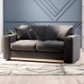 Tyrol 2 Seater Sofa Fabric Mikah Cosmos With Country Oak Leg Lifestyle