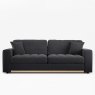 Tyrol 4 Seater Sofa Fabric Mikah Cosmos With Country Oak Leg Front View
