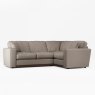 Tyrol 4 Seater Corner Sofa Fabric Oslo Mole With Burnished Beech Leg