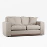 Tyrol 2 Seater Sofa Fabric Oslo Mole With Burnished Beech Leg