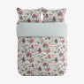 Summer Peony Reversible Double Duvet Cover Set Vinyard Rose Whiteout