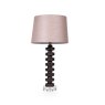 Caleb Table Lamp Black Base With Taupe Shade