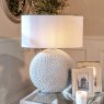 Mindy Brownes Darcie Table Lamp Light Blue Base With Off White Linen Shade Lifestyle
