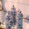 Mindy Brownes Willow Jars White, Blue & Green (Set Of 3) Lifestyle