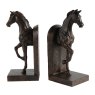 Mindy Brownes Horse Bookends Dark Brown