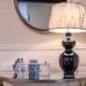 Mindy Brownes Cyrus Table Lamp Navy Base With Multi-Coloured Flower Patterned Shade Lifestyle 2