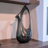 Mindy Brownes Meghan Vase Glass Dark Grey Lifestyle