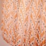 Mindy Brownes Robyn Table Lamp Green Base With Peach Patterned Shade Close Up Shade