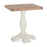 Belgrave Side/Lamp Table Ivory & Oak
