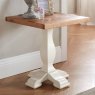 Belgrave Side/Lamp Table Ivory & Oak Lifestyle