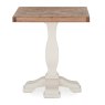 Belgrave Side/Lamp Table Ivory & Oak Whiteout