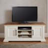 Belgrave 2 Door TV/Entertainment Unit Ivory & Oak Lifestyle