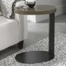 Ellipse Sofa Table Fumed Oak Lifestyle