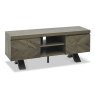 Ellipse 2 Door Tv/Entertainment Unit Fumed Oak