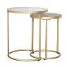 Andrea Nest Of Tables (Set of 2) Gold