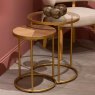 Andrea Nest Of Tables (Set of 2) Gold Lifestyle